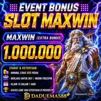 Event Extra Bonus Maxwin 1 Juta Live Dealer VIP DADUEMAS88
